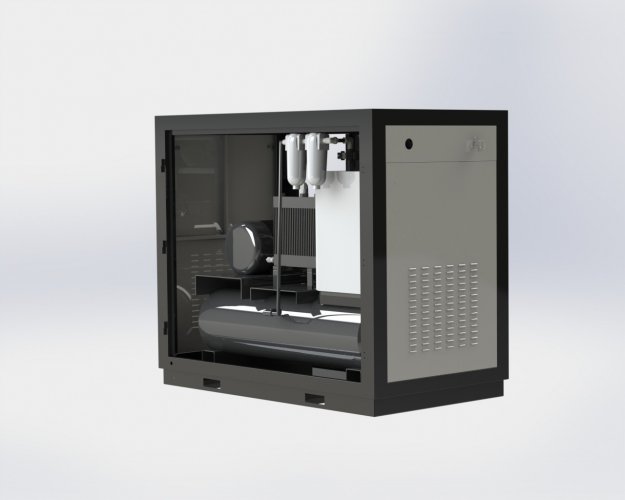 【巨薪】全無(wú)油空壓機(jī)一體機(jī)I型